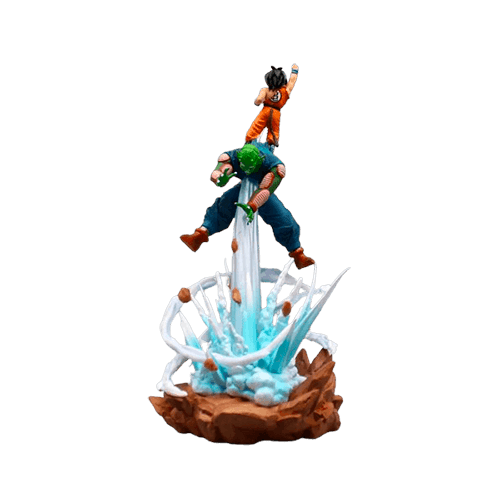 Figurine - Dragon Ball Z - Piccolo Vs Goku - La Puissance Déchaînée