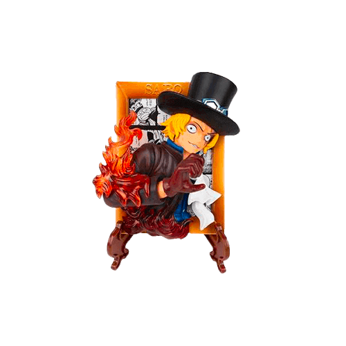 Figurine – One piece – Sabo sortant d’un cadre